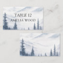 Search for in the mountains place cards Snow