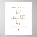 Search for hot chocolate bar signs Modern minimalist