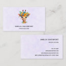 Search for giraffe business cards Africa