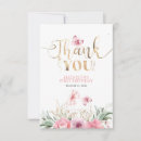 Search for pink gold thank you cards Greenery