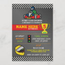 Search for go kart birthday invitations Karting