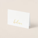 Search for gold foil thank you cards Handwriting