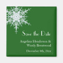 Search for holiday wedding save the dates Green