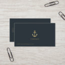 Search for marine business cards Gold