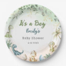 Search for baby dinosaur shower plates Elegant