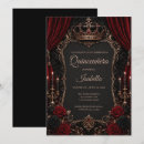 Search for gothic quinceanera invitations Quinceañera