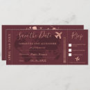 Search for boarding pass save the dates Modern