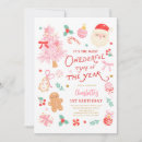 Search for christmas 1st birthday invitations Winter onederland party