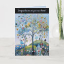 Search for on your new home congratulations cards Editable