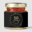 Search for anniversary favors Black and gold