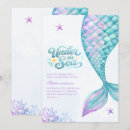 Search for mermaid 1st birthday invitations Kids birthday party