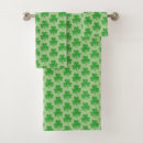 Search for st patricks day bath towels Green