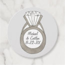 Search for engagement party favor tags Diamond