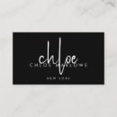 Search for chic business cards Minimalist