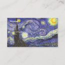 Search for fine business cards van gogh