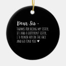 Search for funny sister ornaments Humor