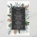 Search for black wedding programs Rustic