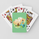 Search for tea playing cards illustration