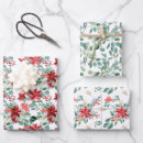 Search for poinsettia wrapping paper Elegant