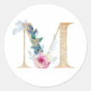 Search for letter m stickers Watercolor