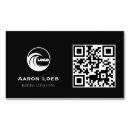 Search for black barcode business cards Scannable digital barcode