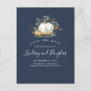 Search for fall leaves save the dates Pumpkins