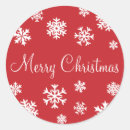 Search for elegant snowflake seals envelope seals Red