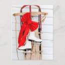 Search for ice skate christmas cards Red bow