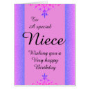 Search for special niece birthday cards Pretty