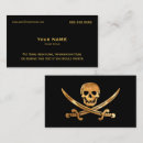 Search for pirate business cards Jolly roger