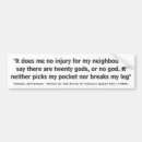 Search for first amendment bumper stickers Religion