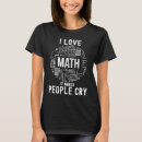 Search for i love math tshirts People