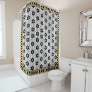 Search for black and gold shower curtains Classic