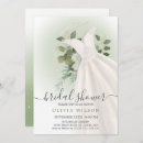Search for dress bridal shower invitations Botanical foliage modern romantic
