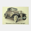 Search for car doormats Vintage car illustration