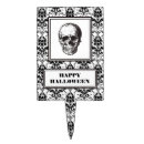 Search for skull cake toppers Black and white