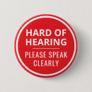 Search for hard of hearing buttons Deaf disability impaired