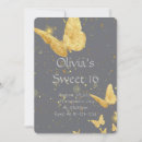 Search for save the date sweet 16 invitations Gold