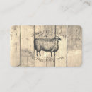 Search for sheep business cards Rustic