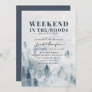 Search for weekend in the woods invitations Cabin