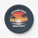 Search for luau paper plates Beach party