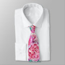 Search for pink and green ties Watercolor