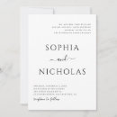 Search for plain wedding invitations Modern