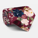 Search for burgundy floral ties Groomsmen