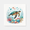 Search for sea turtle napkins Beach