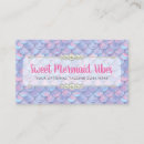Search for mermaid business cards Under the sea