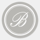 Search for monogram wedding stickers Classy
