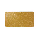 Search for glitter return address labels Golden