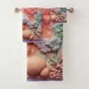 Search for seashells bath towels Ocean