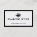 Search for optical business cards Eyeball
